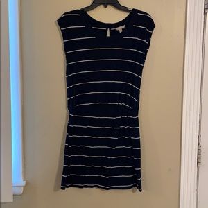 Navy stripped dress